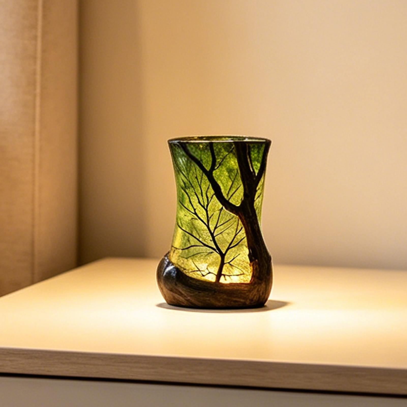 Decor Lighting Lamps - Luminária de Mesa Decorativa Floresta Noturna: