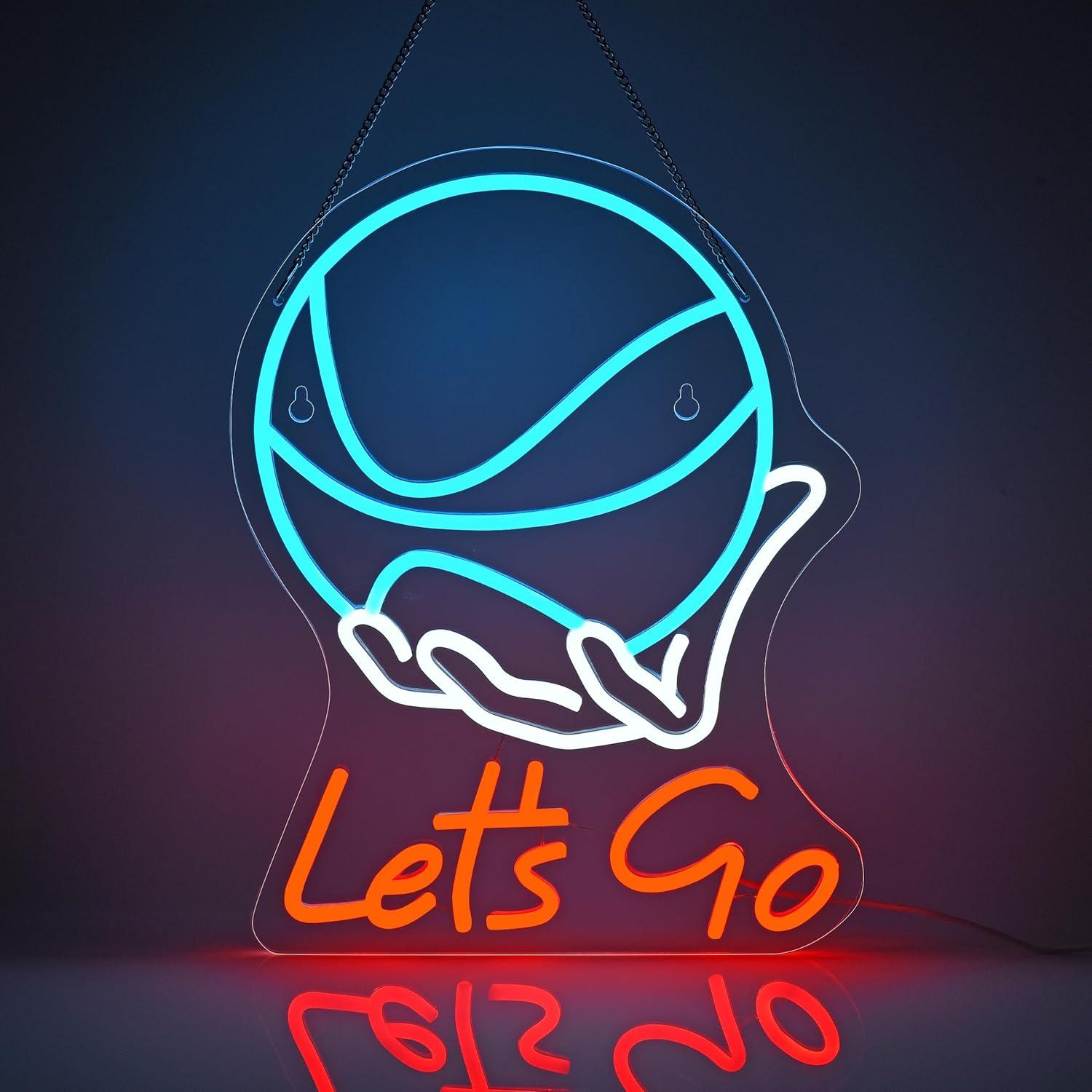 Let's Go Basketball: Letreiro  - Lighting Decoration Ideas avaliação e preço