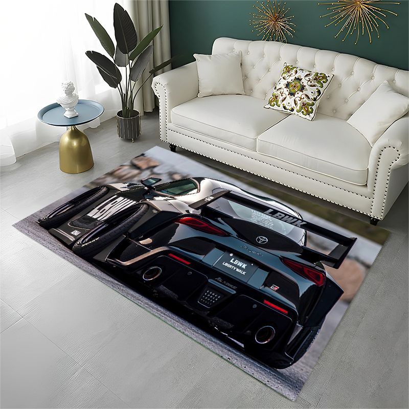Tapete Antiderrapante Racing C - Lighting Mcqueen Bedroom Decor avaliação e preço