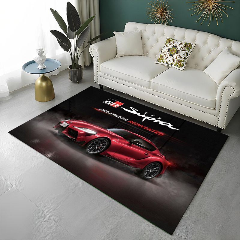 Tapete Antiderrapante Racing C - Lighting Mcqueen Bedroom Decor avaliação e preço