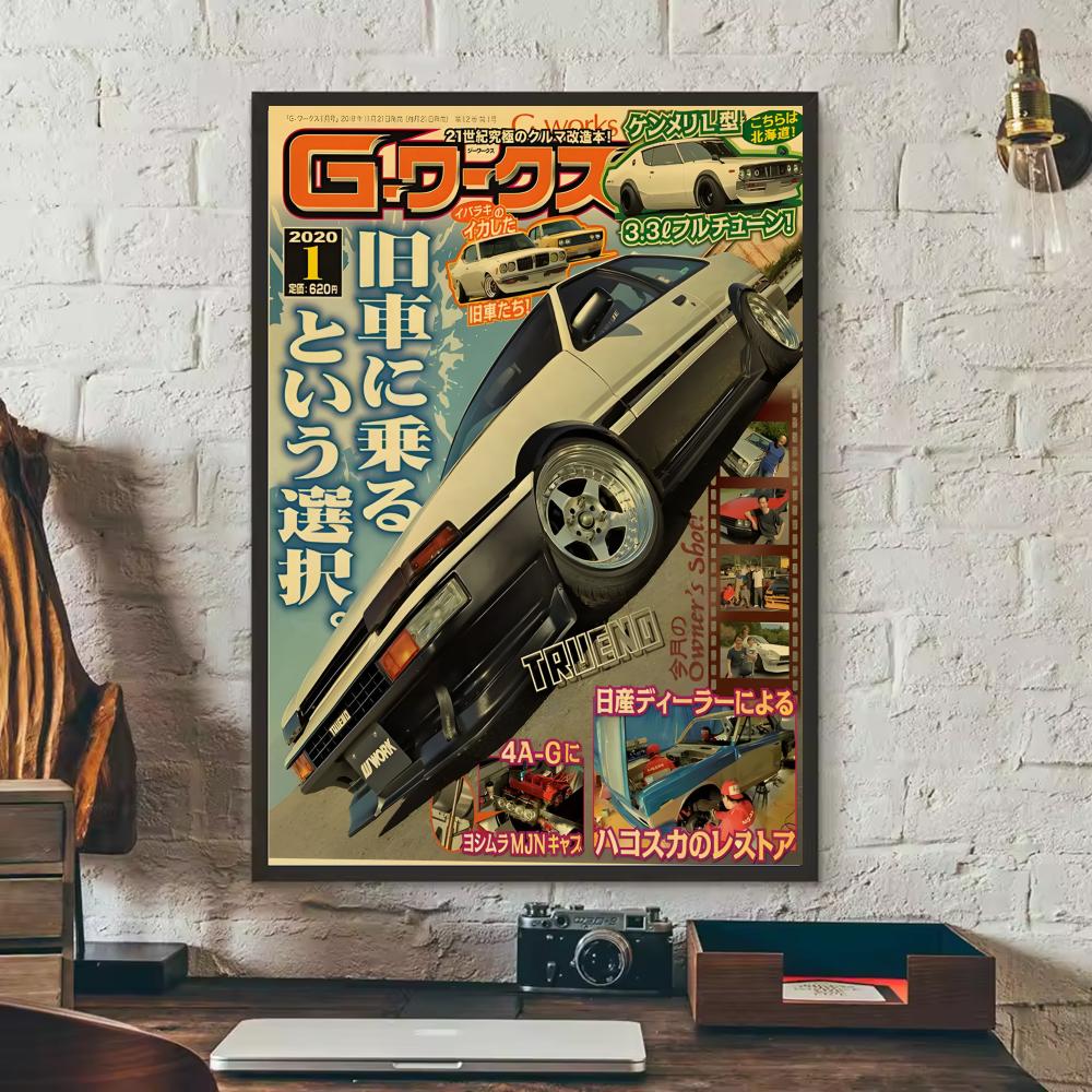 Retro carros japoneses J-JDM p - Lighting Mcqueen Bedroom Decor avaliação e preço